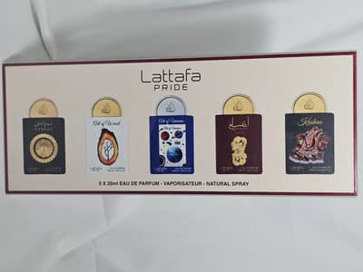 Abrir em tela cheia: Kit Lattafa Pride - Edição Hypes e Clássicos (Nebras, Art of Wood, Art of Universe, Ansaam Gold e Kashan) - adicional Kit Lattafa Pride - Edição Hypes e Clássicos (Nebras, Art of Wood, Art of Universe, Ansaam Gold e Kashan) - adicional